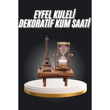 Mey İthalat Eyfel Kuleli Kum Saati Dekoratif Hediyelik Eşya Retro Eyfel Kulesi Diğer