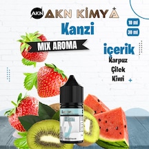 Akn Kimya Monkey Kanzi Mix Aroma Karpuz Çilek Kiwi Gıda Aroması 10 Ml