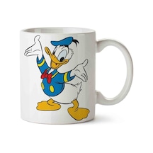 Donald Duck 3 Porselen Kupa Bardak Beyaz