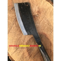 Çelik Satır Kasap Satırı Et Kemik Kesme Satırı 37 Cm