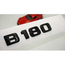 B 180 Bagaj Parlak Siyah ABS 3M 3D Yazı Logo