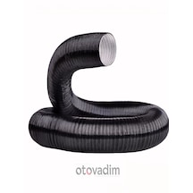 Webasto Üfleme Hortumu Çap 75 Mm Esnek Sıcak Hava Kanalı Kraft Hortum İç Alüminyum Yanmaz 1metre