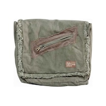 Old Cotton Cargo Robbıe M Bag Postacı Çantası Haki