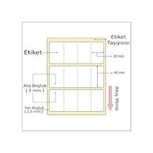 ERMET TERMAL ETIKET RULOSU 40X20 YYN 4 SIRA 4000LI