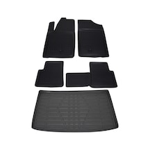 Citroen Berlingo 1998-2008 Paspas Ve Bagaj Havuzu Seti Siyah