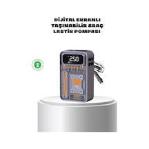 Zengemtx Taşınabilir Kablosuz Hava Pompası 150 Psı Güçlü Basınç Ve 6000mah Şarjlı