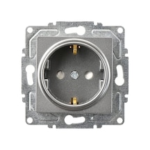 Günsan Eqona Füme Çocuk Korumalı Topraklı Priz Mekanizma