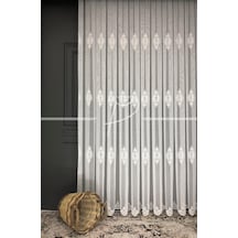 Tül Perde Taç Marka Ekselans Desen Serpme Suzene Motif Çok Renkli