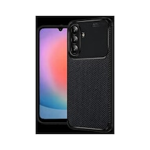Samsung Galaxy Uyumlu S26 Auto Focus Karbon Kapak - Siyah İtdark54401