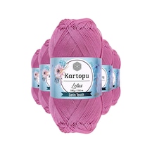 5 Adet Lotus Bikini Büstiyer Bluz Örgü İpi K775 Leylak