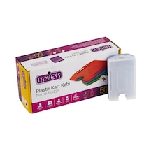Lamiess Lms 217 Dikey Plastik Kart Kabı Şeffaf 50'Li