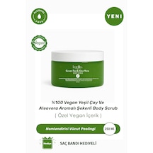 Lucille %100 Vegan Yeşil Çay & Aloe Vera Aromalı Vücut Scrub 25gr
