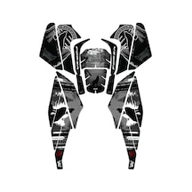 Forza 250 2025 Uyumlu 18 Parça Renkli Wolf Tank Pad Seti Gc20-r5