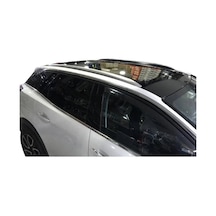 Peugeot 3008 Uyumlu Tavan Çıtası Alüminyum 2016- Sonrası Gri Özel Skyport