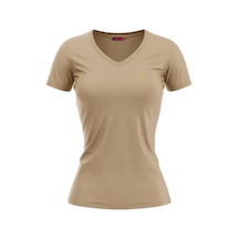Raru Kadın %100 Pamuk T-Shirt Mulıer Bej