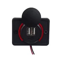 3.1A Çift Usb Çıkışlı Şarj Soketi Araba Tekne Karavan Uyumlu
