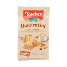 5 Adet Loacker Quadratini Cappuccino Gofret 110 G