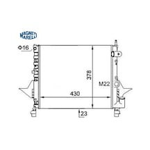 Radyatör M Twıngo Ksız+mek Magnetı Marellı 359000300650