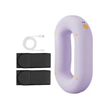 Suntek Derin Doku Titreşimli Masaj Aleti Uzuv Vücut Uyluk Için Menekşe