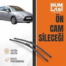 Citroen C3 2.nesil Ön Cam Silecek Takımı Numlas-a Kalite-nm0044
