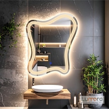 Mariont Günışığı Lazer Kumlamalı Lavabo & Banyo Aynası Dokunmatik Sensörlü 100 X 82