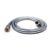 Yt22 Star Krom Örgülü Taharetmatik Spiral Hortumu 110-120cm Krom Diğer