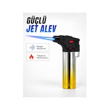 Metal Gövdeli Pürmüz Çakmak Ayarlanabilir Alevli Rüzgar Dayanıklı Tasarım Tek Renk Tek Renk