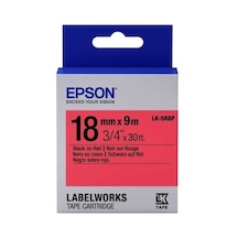Tonersepeti Epson Lk-5rbp Kırmızı Üzerine Siyah Etiket