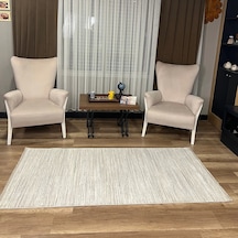 Hoom Rugs Nova 1123 Gri Mikrofiber Modern Dokuma Halı Gri