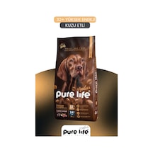 Pure Life Plus Kuzu Etli Yüksek Enerjili Yetişkin Köpek Maması 15 KG