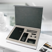 İsme Özel Powerbankli Lüks Vip Set