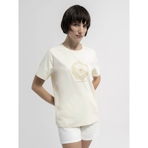 Loft Kadın T-shirt Ekru Lf2035714 24yp69000240 P6983
