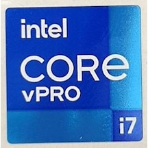 OEM intel CORE vPRO i7 11.ci ve 12.ci Nesil Sticker Etiket D89