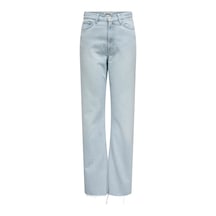 Only Onlrıley Ex Hw Rw Str Dot843 Dnm Kadın Mavi Denim Pantolon - 15338090 Mavi