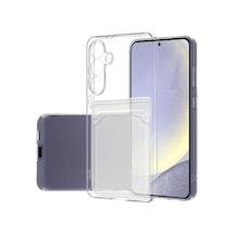 Samsung Galaxy Uyumlu S24 Fe Kılıf Cardy Şeffaf Kartlık Cepli Kapak Şeffaf Samsung Galaxy Uyumlu S24 Fe Kılıf Cardy Şeffaf Kartlık Cepli Kapak Şeffaf