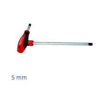 T TİPİ YUVARLAK BAŞLI ALLEN ANAHTAR 5 MM
