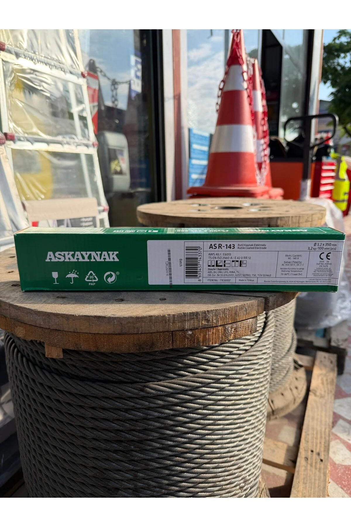 Asr-143 Rutil Kaynak Elektrodu 3.2x350 Mm 3,2 Kg E6013 Kaynak Çubuğu