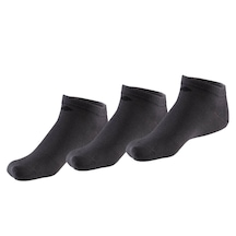 Bonny Silver Koku Yapmayan Patik Gümüş Çorap 3'lü Paket Füme