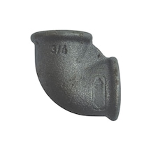 3/4 Siyah Dirsek Dn20