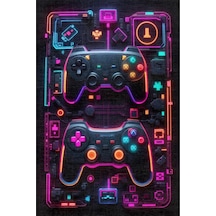 Ares Kadife Oyuncu Odası Halısı Kaymaz Pamuk Tabanlı Yıkanabilir Antibakteriyel Gamer, Gaming Halısı 160x230 1