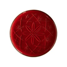 Porland Christina Kırmızı Düz Tabak 18cm