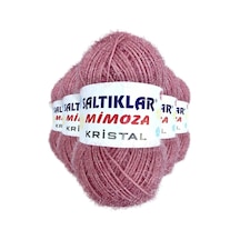 5 Adet Mimoza Kristal Işıltılı Şal Patik Yelek İpi 28 Çok Renkli