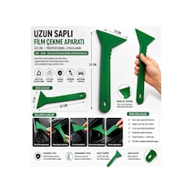 Uzun Saplı Film Çekme Aparatı Profesyonel Cam Film Uygulama Raklesi, Folyo Ve Kaplama Yardımcı Aparatı - 883760167