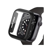 Apple Watch Ultra 49mm Uyumlu Camlı Kasa Ekran Koruyucu - Siyah