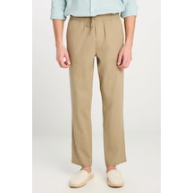 Lee Keten Karışımlı Beli L Camel Erkek Pantolon Kahverengi