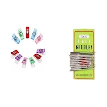 Tr Dikiş Nakış Plastik Klips Tutucu Mandal Renkli 10 Adet - Dali Ev Tipi Makine Iğnesi 14/90 10 Adet Genel