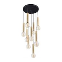 Mylights Retro Gold 9 Lu Sarkıt Avize 40 Cm