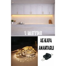 Mutfak Dolabı Tezgah Üstü Günışığı 1 Metre Tam Set Adaptörlü Butonlu Günışığı Günışığı