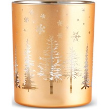 Karaca  Oren Cam Mumluk Gold 6x7 cm