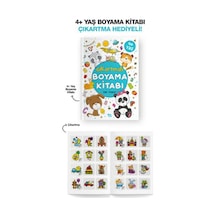 Çıkartmalı Boyama Kitabı 4 Yaş + - Kolektif - Bilgipark Yayınları